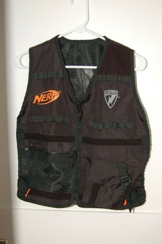 Nerf N - Strike Tactical Vest Black Orange,  Vest Only