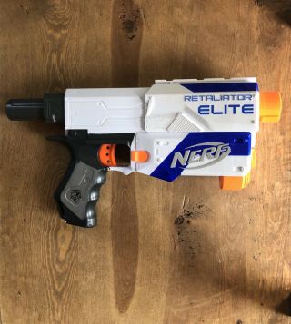 Nerf N - Strike White Elite Retaliator Blaster Only