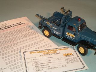 Danbury 1946 Dodge Power Wagon Wrecked Complete W/ Papers & Parts