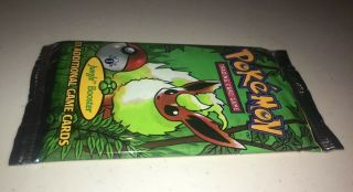 1999 Pokemon Jungle Booster Pack 1st Edition Flareon Vintage Toy 3