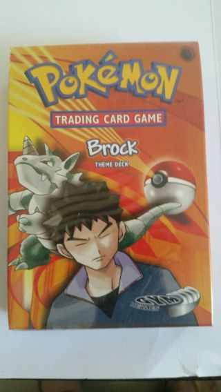 Pokémon Trading Card Game Brock Theme Factory 1999 - 2000 Wotc