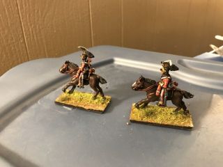 28mm Napoleonic British 3rd Dragoons 2 Mounted Soldier Painted Colors 5
