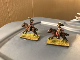 28mm Napoleonic British 3rd Dragoons 2 Mounted Soldier Painted Colors 6