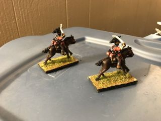 28mm Napoleonic British 3rd Dragoons 2 Mounted Soldier Painted Colors 7