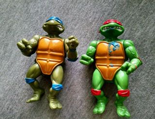 Teenage Mutant Ninja Turtles Tmnt 1988 Leonardo And Raphael