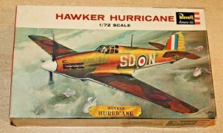 44 - 616 Revell 1/72nd Scale Hawker Hurricane Plastic Model Kit