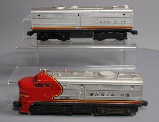 Lionel 6 - 8020 Santa Fe Alco A Diesel Locomotive & 218 Santa Fe B Unit