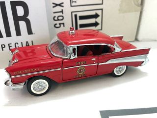 Franklin Precision Models 1/43 Scale Chevrolet Bel Air Fire Chief