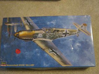 Hasegawa 1/48 Messerschmitt Bf - 109e 3/4 Adolph Galland With Photo Etched Parts
