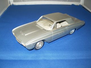 Vintage Ford Dealer Model Promo 1963 Thunderbird Gray