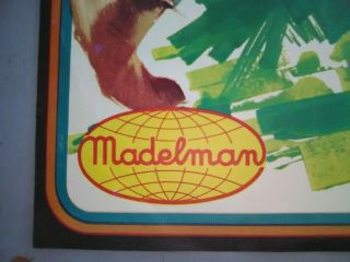 1974 Spanish Madelman Toys Poster 2 Sided 3