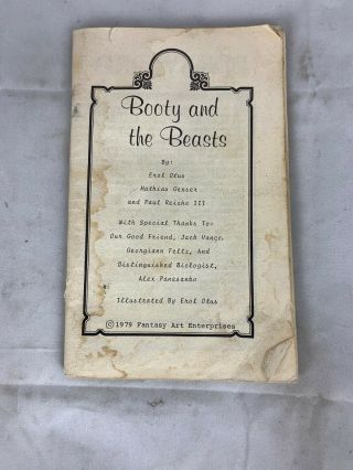 Erol Otus’s D&d Supplement - Booty And The Beasts (from 1979 And Ultra Rare)