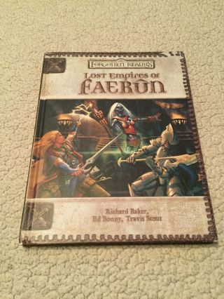 Dungeons And Dragons Forgotten Realms Lost Empires Of Faerun Hardback Book