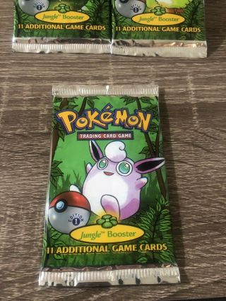 1st Edition Pokemon Jungle Booster Pack (1) Unweighed Factory