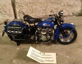Franklin Die Cast Model - Harley Davidson 1948 Panhead