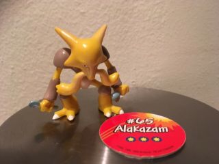 Pokemon Tomy Cgtsj Alakazam Pvc Figure Pog Disc Vtg Disc Pog Gen 1 90s