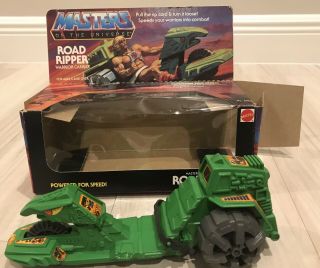 Motu He - Man - Road Ripper Moc Vintage Vehicle Usa 1983 Mattel Warrior Carrier