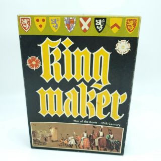 1976 Kingmaker King Maker War Of The Roses Board Game By Avalon Hill Bookcase