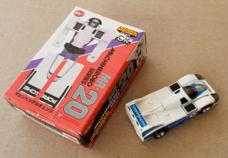 Vintage Gobots Mr - 20 Japan Machine Robo Series White Crasher Porsche Bandai 1983