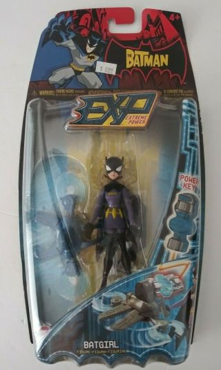 The Batman Exp Extreme Power Batgirl Action Figure 2005 Mattel Moc Nip