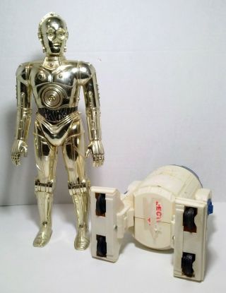 Vintage Star Wars 1979 Kenner R2 - D2 & C3 - P0 12 