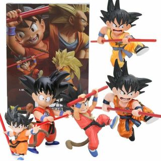 Dragon Ball Z Son Goku Action Figures Childhood Ver Collectible Model Toys Box