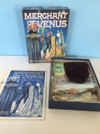 Merchant Of Venus Science Fiction Trading Game Avalon Hill - Complete Bookcase