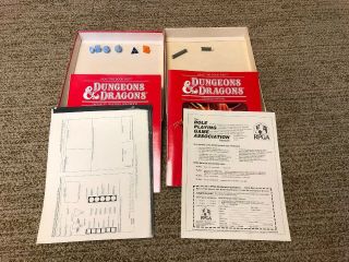 Dungeons & Dragons Set 1: BASIC RULES Box Set TSR 1983 4