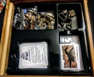 Indiana Jones Monopoly Wooden crate Collectable Game 2