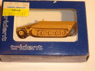 Ho Scale Sdkfz 251/1 German Half - Track Armored Rocket Launcher By Trident 90155