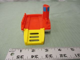 Fisher Price Flip Track Rail Road Red Ferry part vehicle toy piece 4