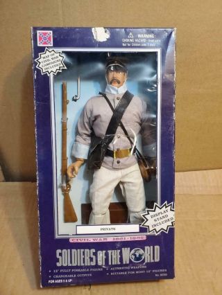1997 12 " Inch Soldiers Of The World Civil War 1861 - 1865 Private Nib ((
