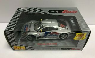 Mercedes Clk - Gtr Gt Racing Maisto Exclusive Collectible Diecast 1/18 Scale