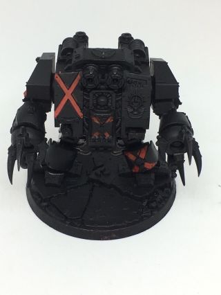 Warhammer 40k Space Marine Blood Angels Furioso Dreadnought Painted
