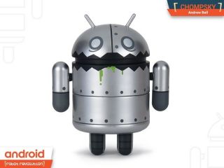 Android Mini Collectible Figure: Robot Revolution - Chompsky By Andrew Bell