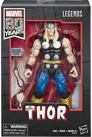 Marvel Legends Thor Action Figure 80th Anniversary 6 Inch
