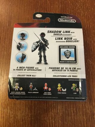 Jakks World Of Nintendo Spencer ' s Exclusive Zelda Shadow Link 4 