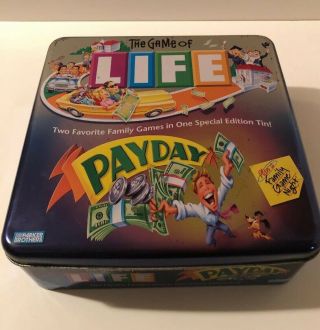 The Game Of Life And Payday In Special Edition Collectible Tin - 100 Complete