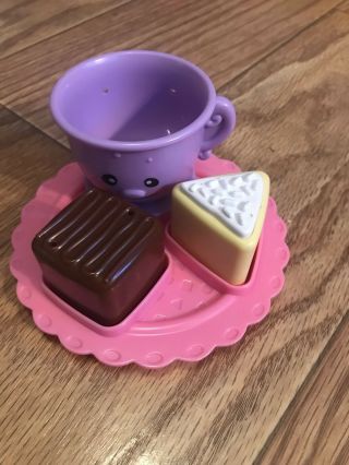 Fisher Price Laugh N Learn Replacement Tea Cup,  Cake,  Plate And Brownie (r)