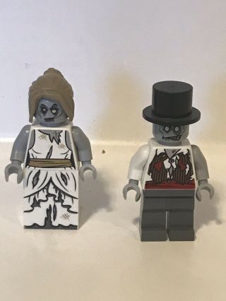 Lego 9465 Minifigs: Monster Fighter Zombie Bride And Groom 100 Authentic