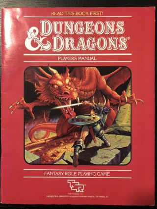 DUNGEONS & DRAGONS TSR SET 1:BASIC RULES 1011 RED BOX FANTASY ROLE PLAYING 1983 7