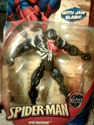 Venom Action Figure.  (spiderman}super Vilian.  Hot Item Movie Marvel/x - Mas Santa