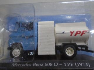 Ixo 1:43 Mercedes Benz 608 D Airport Refueling Tanker Ypf Argentina 1973