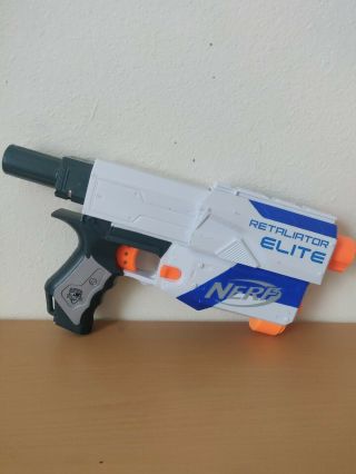 Nerf N - Strike White Elite Retaliator Blaster Only
