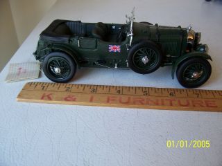 Franklin 1:24 1929 Bentley Blower 4.  5 Litre W/ Tag - No Box
