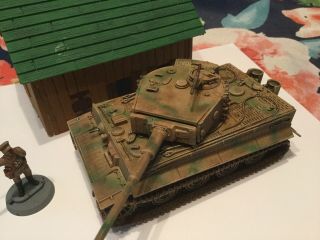 Bolt Action 1/56 Scale Germantiger I Panzer With Kursk Cammo Pattern