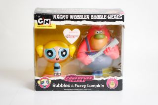 Funko Wacky Wobbler The Powerpuff Girls Bubble & Fuzzy Lumpkin Bobble Heads