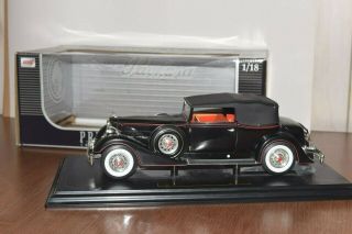 Anson 1934 Packard V - 12 Victoria 1:18 Scale Diecast Model Car Prestige Edition