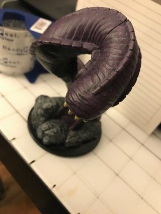 Purple Worm Miniature D&D 3