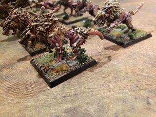 Warhammer Age of Sigmar Skaven Wolf Rats Conversion (made out of direwolves) 3